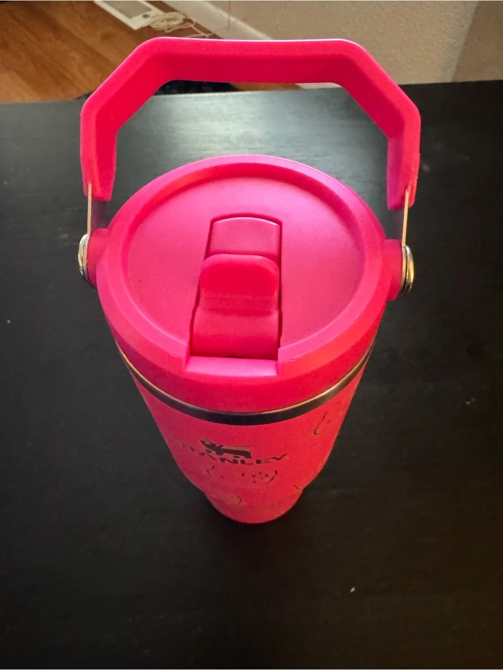 Stanley Hot Pink Hello Kitty Travel Tumbler with Carry Handle, 30oz. - Picture 3 of 5